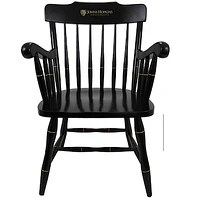 Black Johns Hopkins Blue Jays Captain's Chair