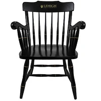 Black Lehigh Mountain Hawks Captain's Chair