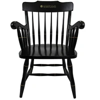 Black Maryland Terrapins Captain's Chair