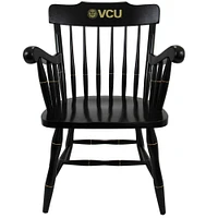 Black VCU Rams Captain's Chair