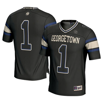Men's GameDay Greats #1 Black Georgetown Hoyas Football Jersey