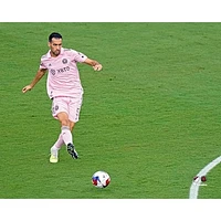 Sergio Busquets Inter Miami CF Unsigned First MLS Start and Assist Photograph