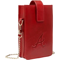 Lusso Atlanta Braves Ronnie Cell Phone Crossbody Purse