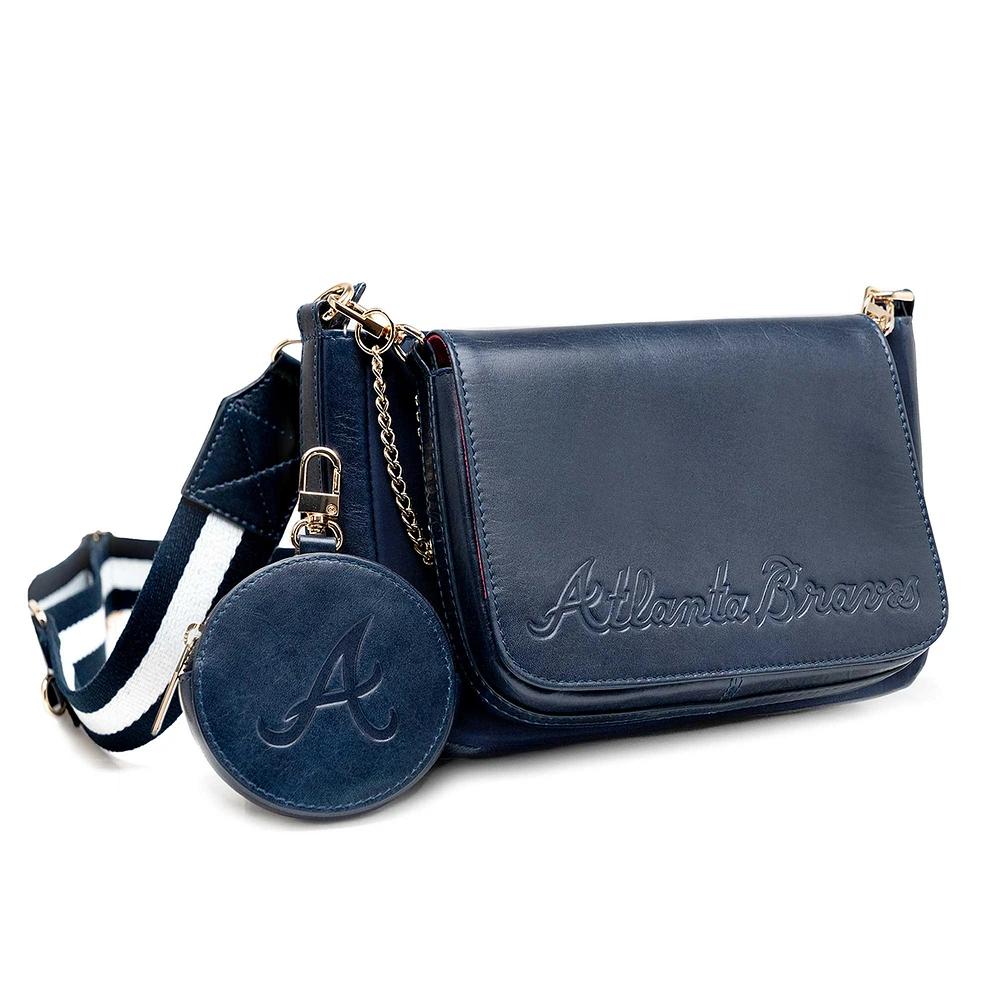 Lusso Atlanta Braves Rianna Multi Pouchette Bag