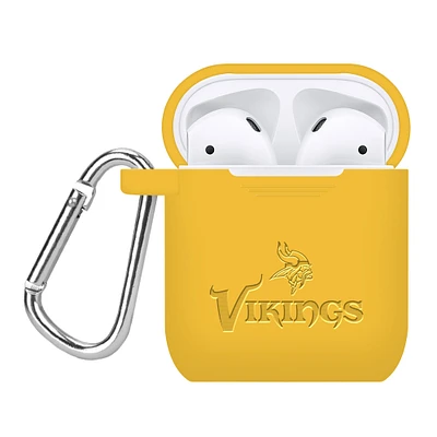 Minnesota Vikings Debossed Silicone AirPods Case Cover
