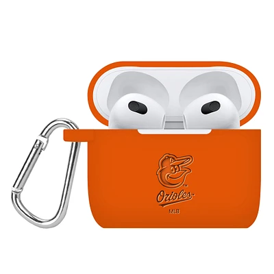 Baltimore Orioles Debossed Silicone AirPods Gen Three Case Cover