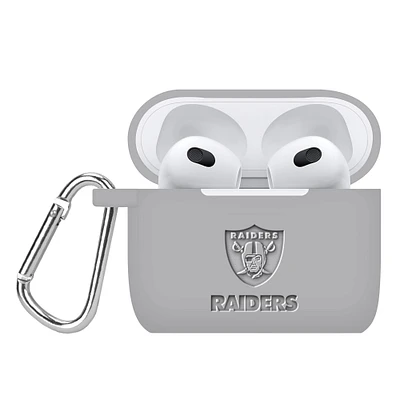 Las Vegas Raiders Debossed Silicone AirPods Gen Three Case Cover