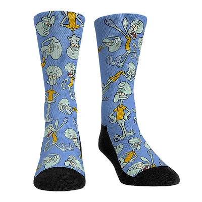 Unisex Rock Em Socks SpongeBob SquarePants Squidward All Over Print Crew
