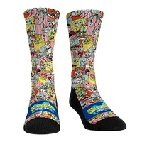 Unisex Rock Em Socks SpongeBob SquarePants Stacked Characters Crew