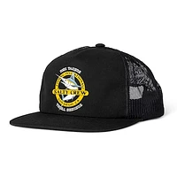 Men's Black Salty Crew Interclub Trucker Snapback Hat