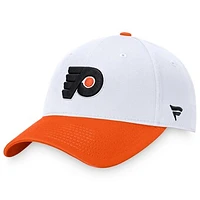 Men's Fanatics White/Orange Philadelphia Flyers 2024 NHL Stadium Series Structured Adjustable Hat