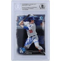 Will Smith Los Angeles Dodgers Autographed 2016 Bowman Chrome Draft #BDC-84 Beckett Fanatics Witnessed Authenticated Rookie Card
