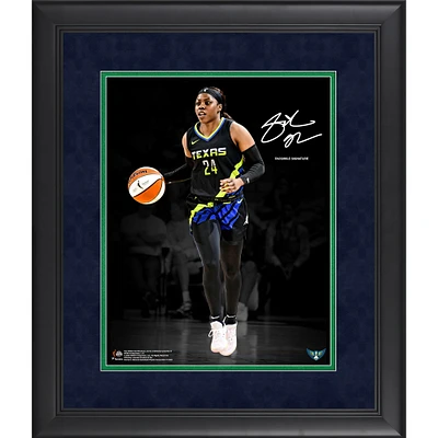 Arike Ogunbowale Dallas Wings Facsimile Signature Framed 11" x 14" Spotlight Photograph