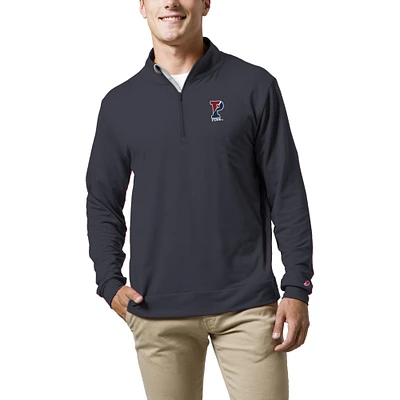 Men's League Collegiate Wear  Navy Pennsylvania Quakers All Day Quarter-Zip Pullover Top