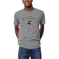 Men's League Collegiate Wear  Heather Gray Providence Friars Arch Victory Falls Tri-Blend T-Shirt