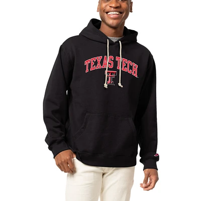 Men's League Collegiate Wear  Black Texas Tech Red Raiders  Essential Fleece Pullover Hoodie