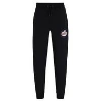 Men's BOSS X NFL  Black Buffalo Bills Sack Tri-Blend Tracksuit Pants