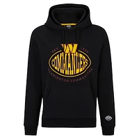 Men's BOSS X NFL Black Washington Commanders Touchback Pullover Hoodie