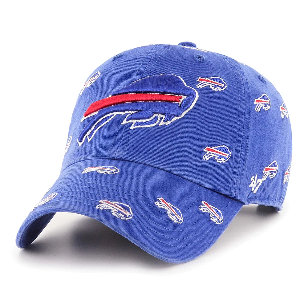 Unisex '47 Royal Buffalo Bills Confetti Clean Up Adjustable Hat