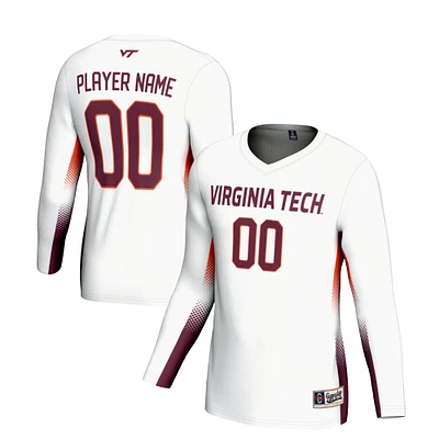 Youth GameDay Greats  White Virginia Tech Hokies NIL Lightweight Volleyball Jersey