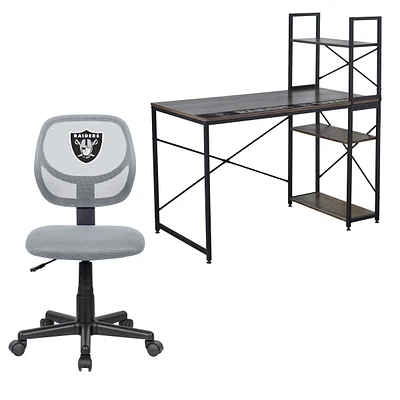 Imperial  Las Vegas Raiders Team Logo Desk & Office Chair Set