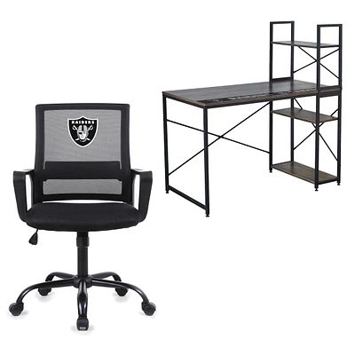 Imperial  Las Vegas Raiders Team Logo Desk & Office Chair Set