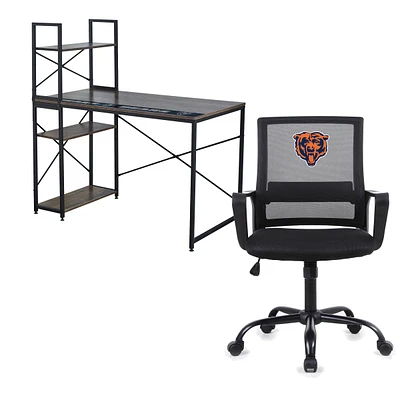 Imperial  Chicago Bears Team Logo Desk & Office Chair Set