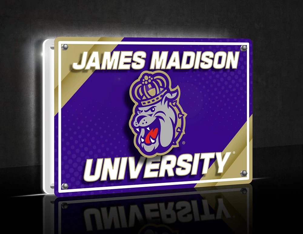 James Madison Dukes LED Rectangle Tabletop Sign