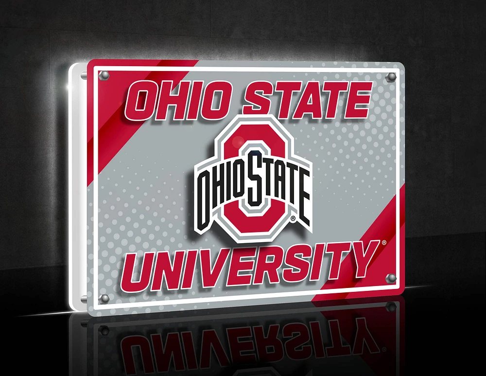 Ohio State Buckeyes LED Rectangle Tabletop Sign