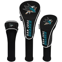 WinCraft San Jose Sharks Three-Pack Golf Club Headcover Set