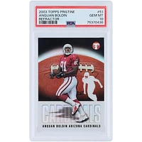 Anquan Boldin Arizona Cardinals 2003 Topps Pristine Refractor #51 #1256/1449 PSA Authenticated 10 Rookie Card