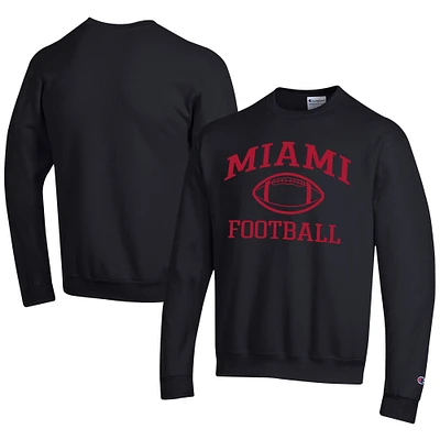 Men's Champion Miami University RedHawks Football Powerblend Pullover Sweatshirt