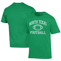 Men's Champion Kelly Green North Texas Mean Football Jersey T-Shirt