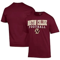 Men's Champion  Maroon Boston College Eagles Football Jersey T-Shirt