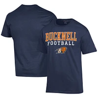 Men's Champion  Navy Bucknell Bison Football Jersey T-Shirt