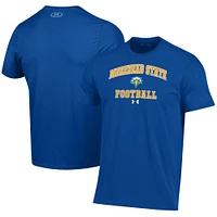 Men's Under Armour  Blue Morehead State Eagles Football Performance T-Shirt