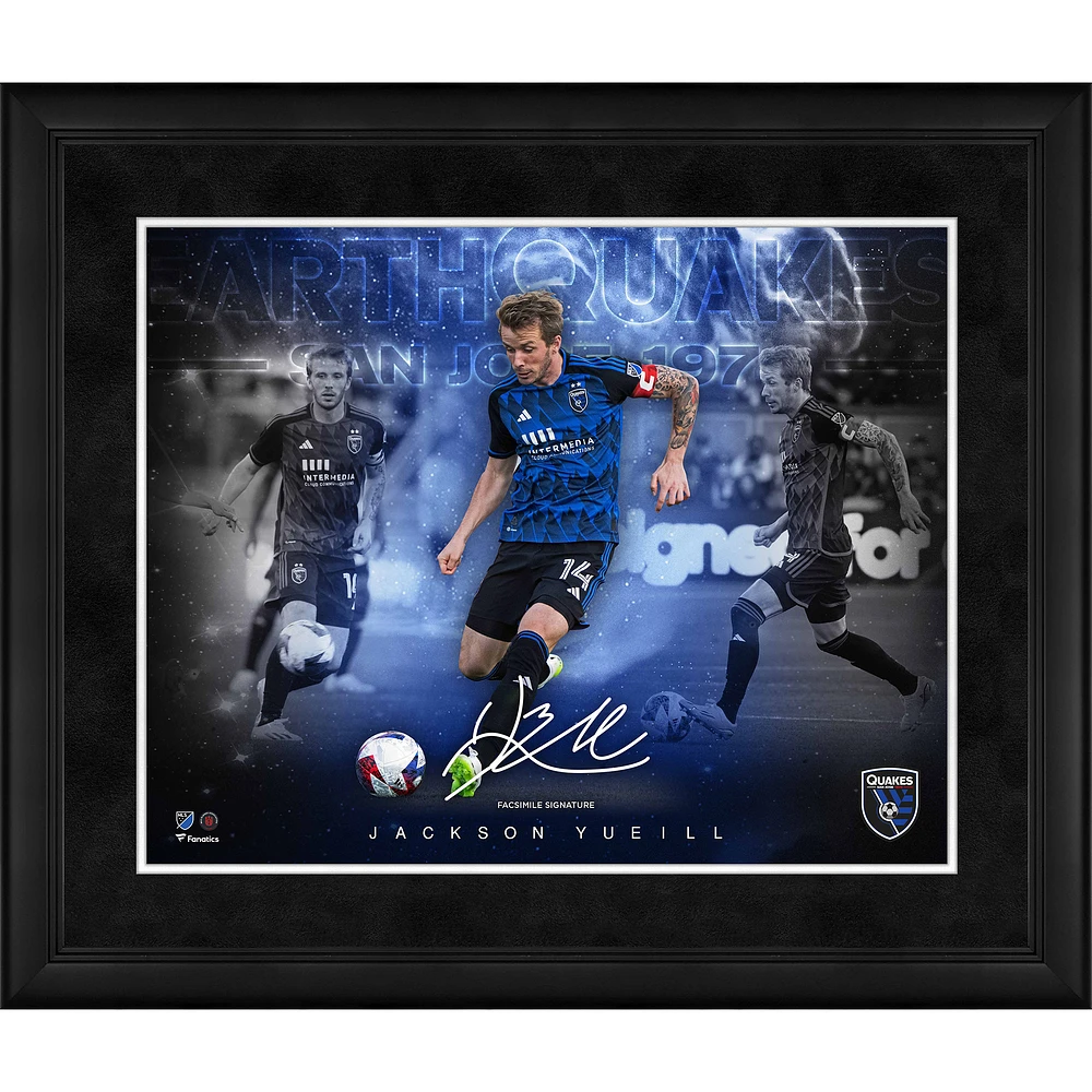 Jackson Yueill San Jose Earthquakes Framed 16" x 20" Stars of the Game Collage