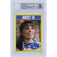 Talia Shire Autographed 2016 Topps Rocky III 40th Anniversary Factory Set #127 Beckett Fanatics Witnessed Authenticated Card