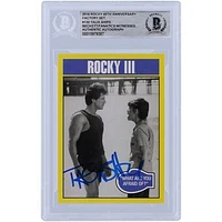 Talia Shire Rocky III Autographed 2016 Topps Rocky 40th Anniversary Factory Set #130 Beckett Fanatics Witnessed Authenticated Card