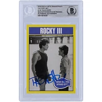 Talia Shire Rocky III Autographed 2016 Topps Rocky 40th Anniversary Factory Set #130 Beckett Fanatics Witnessed Authenticated Card