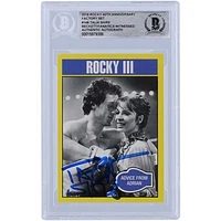 Talia Shire Rocky III Autographed 2016 Topps Rocky 40th Anniversary Factory Set #148 Beckett Fanatics Witnessed Authenticated Card