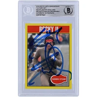 Sylvester Stallone Rocky II Autographed 2016 Topps Rocky 40th Anniversary Factory Set #58 Beckett Fanatics Witnessed Authenticated Card