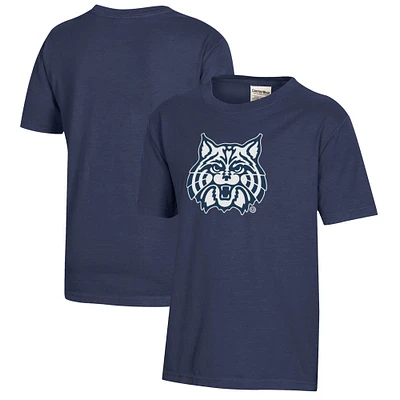 Youth  Heather Navy Arizona Wildcats Logo Comfort Wash T-Shirt