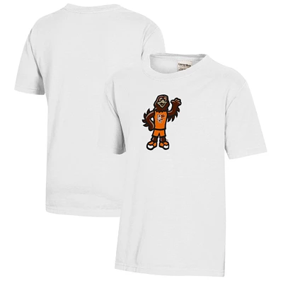 Youth  White Bowling Green St. Falcons Logo Comfort Wash T-Shirt