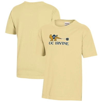 Youth  Gold UC Irvine Anteaters Logo Comfort Wash T-Shirt