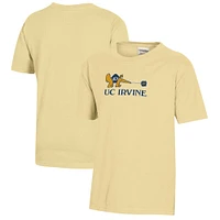 Youth  Gold UC Irvine Anteaters Logo Comfort Wash T-Shirt