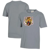 Youth  Gray Grambling Tigers Logo Comfort Wash T-Shirt
