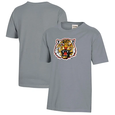 Youth  Gray Grambling Tigers Logo Comfort Wash T-Shirt