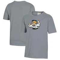 Youth  Gray Lebanon Valley College Logo Comfort Wash T-Shirt