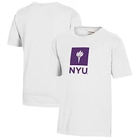 Youth NYU Violets Logo Comfort Wash T-Shirt